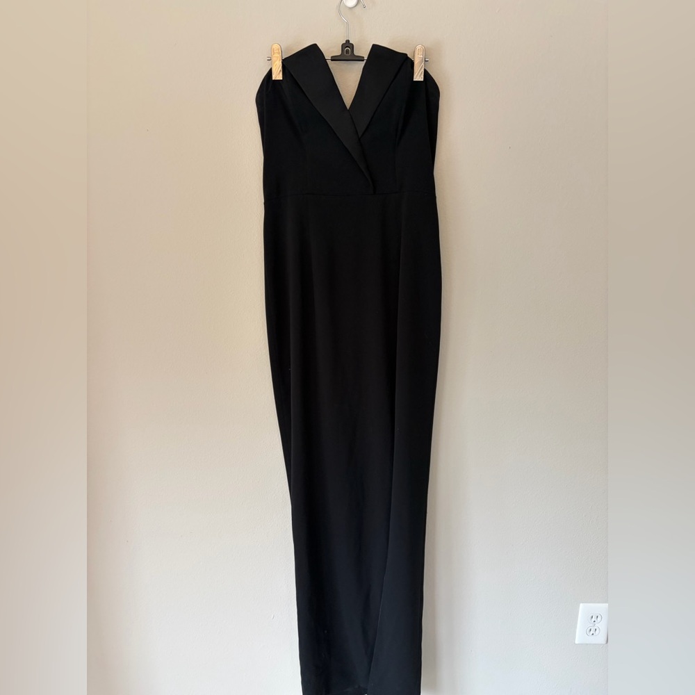 JAYGODFREY Strapless Black Evening Gown - Picture 3 of 8